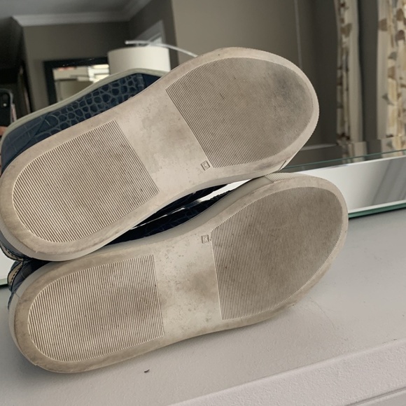 Kurt Geiger, London ankle high can as shoes, light blue, size 36 - Picture 5 of 8